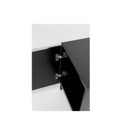 Stolik nocny CARINO 50 cm srebrna