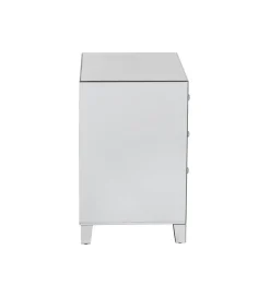 Stolik nocny LUXURY 49 cm transparentna