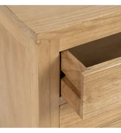 Stolik nocny MEGANY 65 cm drewno mindi