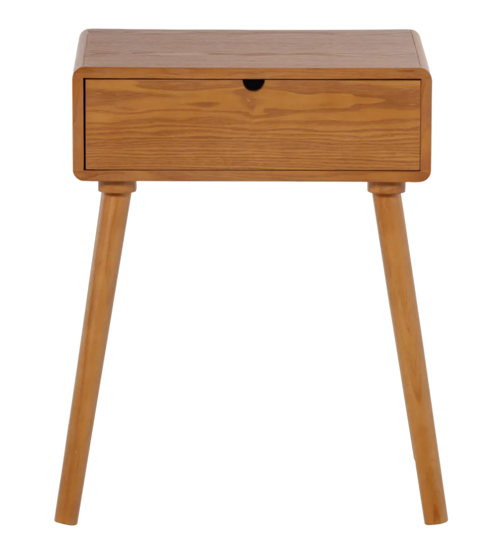 Stolik nocny NELO 54 cm naturalny