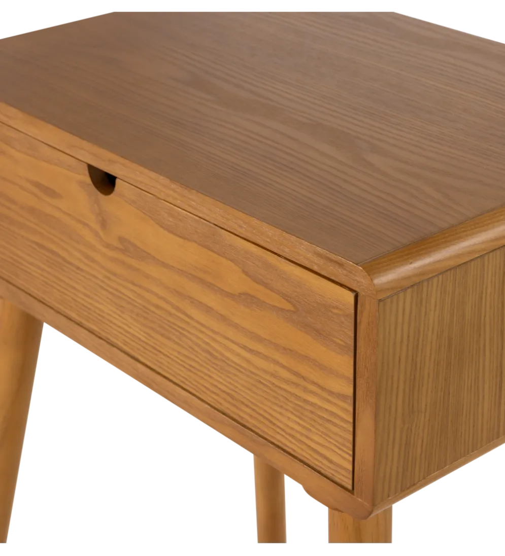 Stolik nocny NELO 54 cm naturalny