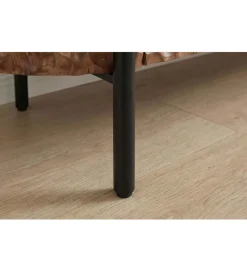 Stolik pod TV ADLON 200 cm drewno mango wzór 3D