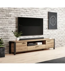 Stolik Pod TV AKTIV 210 cm w optyce dąb Taurus
