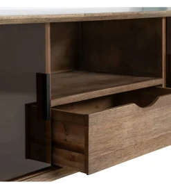 Stolik pod TV AMY 150 cm drewno kauczuk