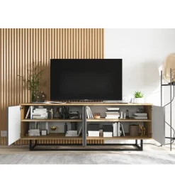 Stolik pod Tv Apollo B 150 cm antracytowy
