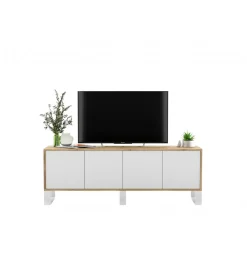 Stolik pod Tv Apollo B III 150 cm biały