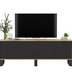 Stolik pod Tv Apollo B III 150 cm czarny