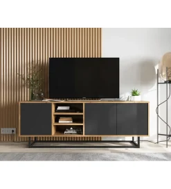 Stolik pod Tv Apollo 150 cm czarny