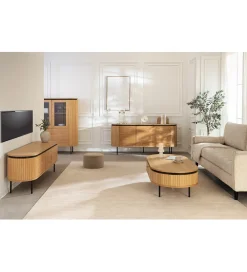 Stolik pod TV ATELIER 200 cm kolor naturalnego dębu