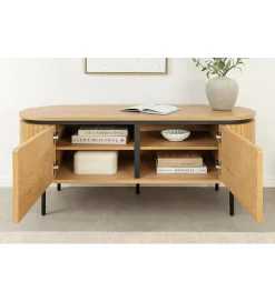 Stolik pod TV ATELIER 120 cm kolor naturalnego dębu