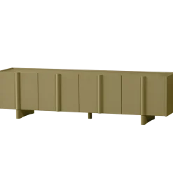 Stolik pod TV BASU 200 cm drewno sosny moss