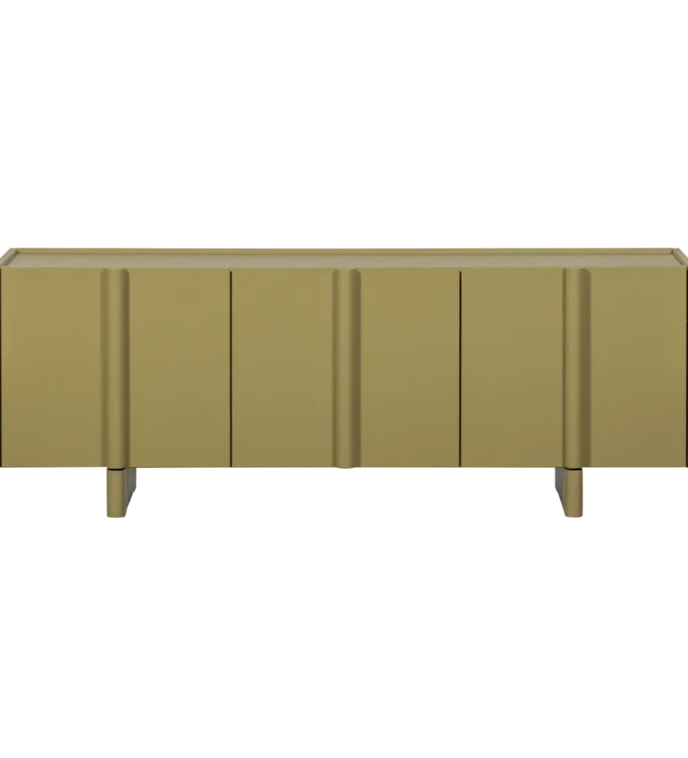 Stolik pod TV BASU 152 cm drewno sosny moss