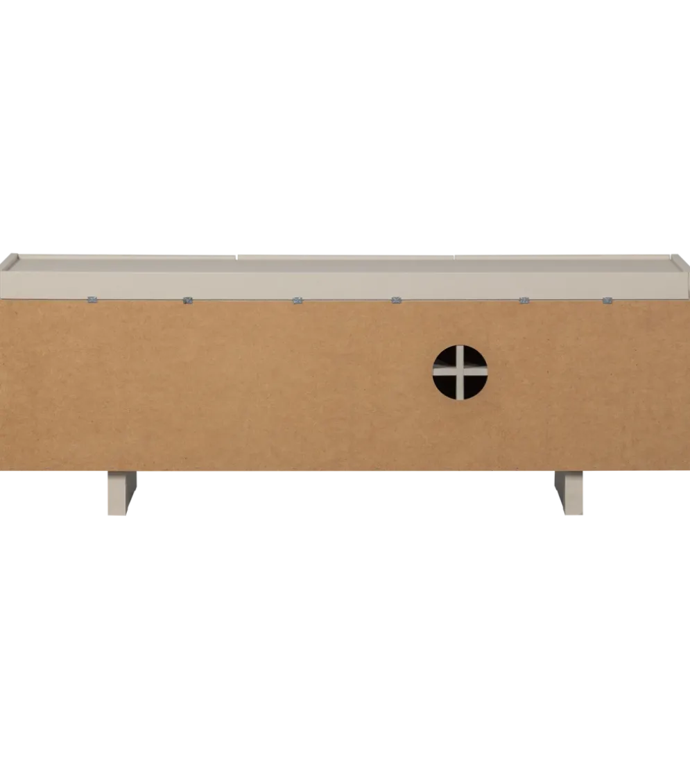 Stolik pod TV BASU 152 cm drewno sosny dust