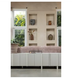 Stolik pod TV BASU 152 cm drewno sosny dust