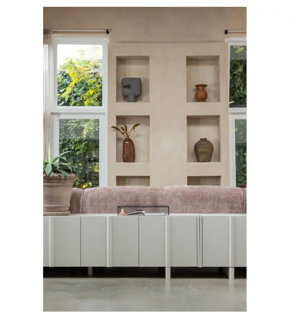 Stolik pod TV BASU 152 cm drewno sosny dust