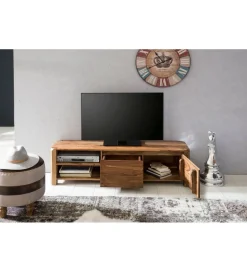 Stolik pod TV BOHA 140 cm drewno sheesham