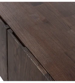 Stolik pod TV BONO 180 cm drewno jesion ciemny brązowy
