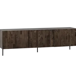 Stolik pod TV BONO 180 cm drewno jesion ciemny brązowy