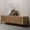 Stolik pod TV BONO 180 cm drewno jesion naturalny
