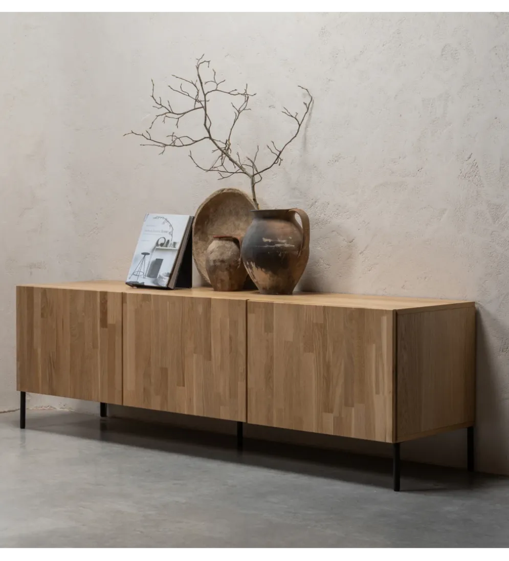 Stolik pod TV BONO 180 cm drewno jesion naturalny
