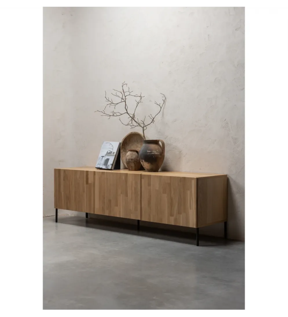 Stolik pod TV BONO 180 cm drewno jesion naturalny