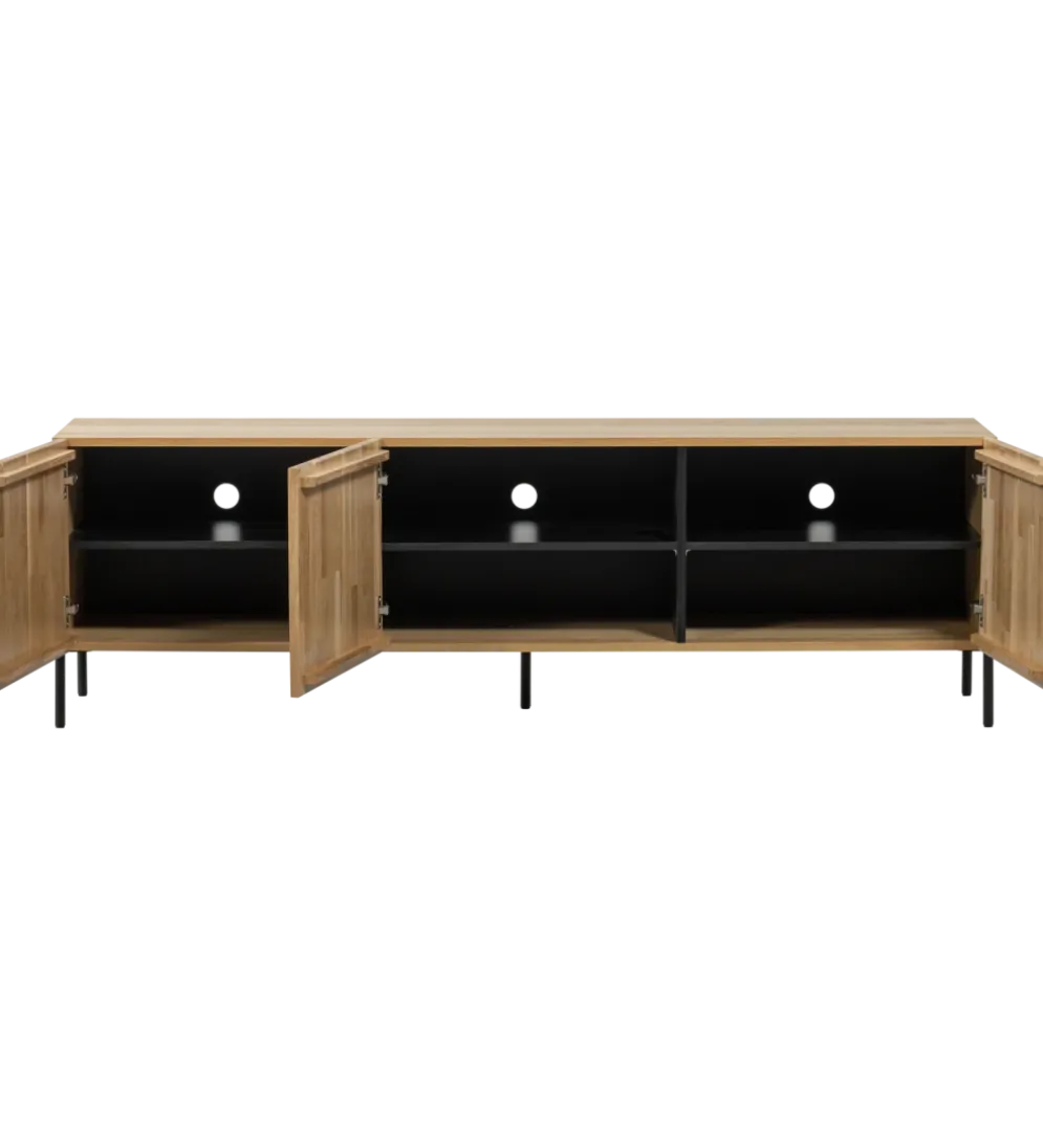 Stolik pod TV BONO 180 cm drewno jesion naturalny