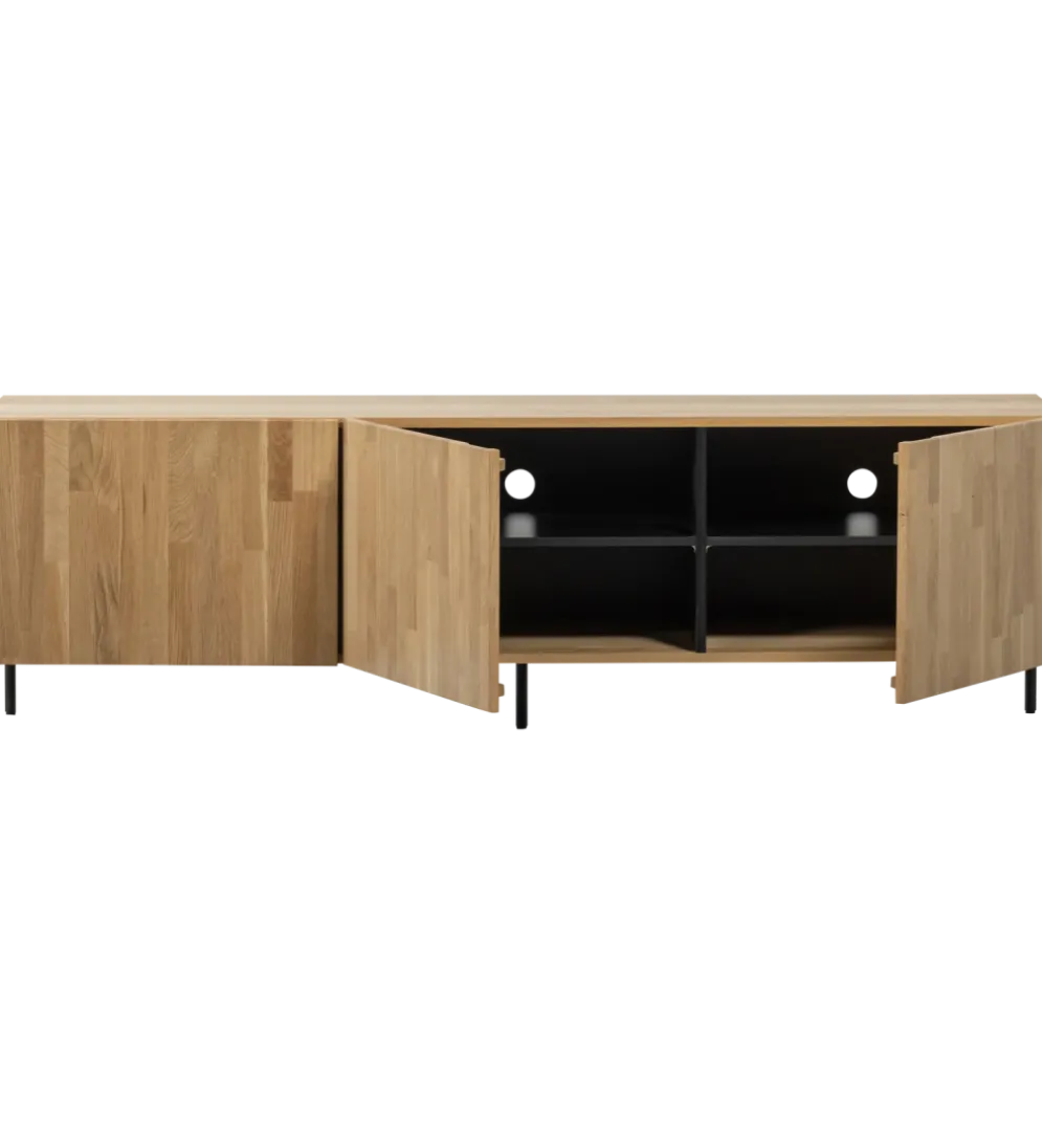 Stolik pod TV BONO 180 cm drewno jesion naturalny