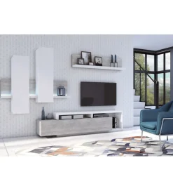 Stolik pod TV BOTA 219 cm w optyce betonu