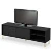 Stolik pod TV BULLET 180 cm czarny
