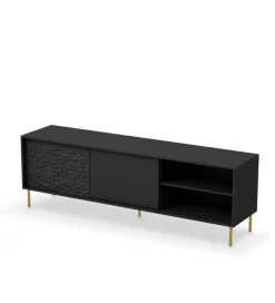 Stolik pod TV BULLET 180 cm czarny