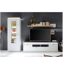 Stolik pod TV CALI 196 cm biały