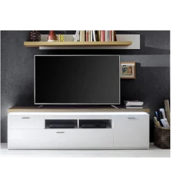 Stolik pod TV CALI 196 cm biały