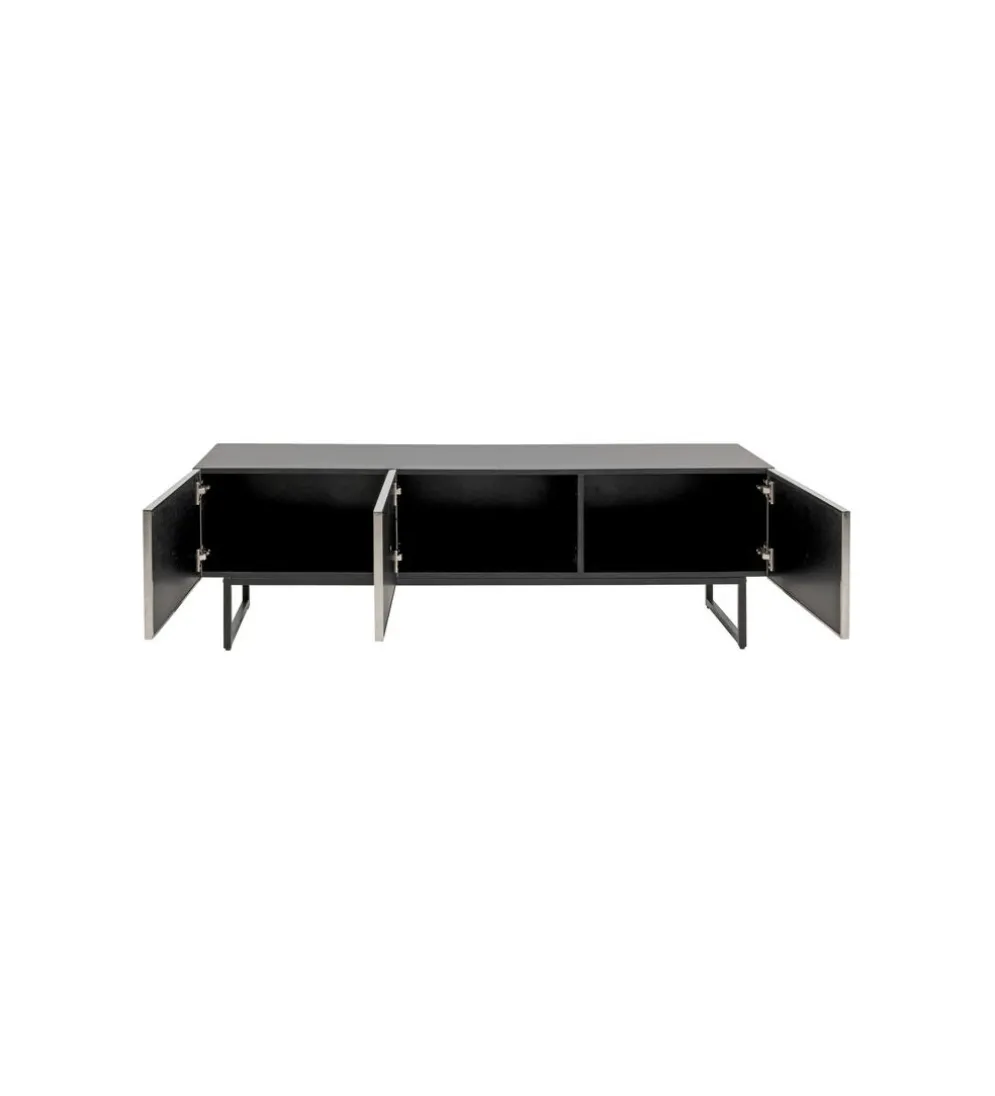 Stolik pod TV CARINO 150 cm srebrna