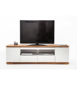 Stolik pod TV CHIARO 200 cm biało kremowa