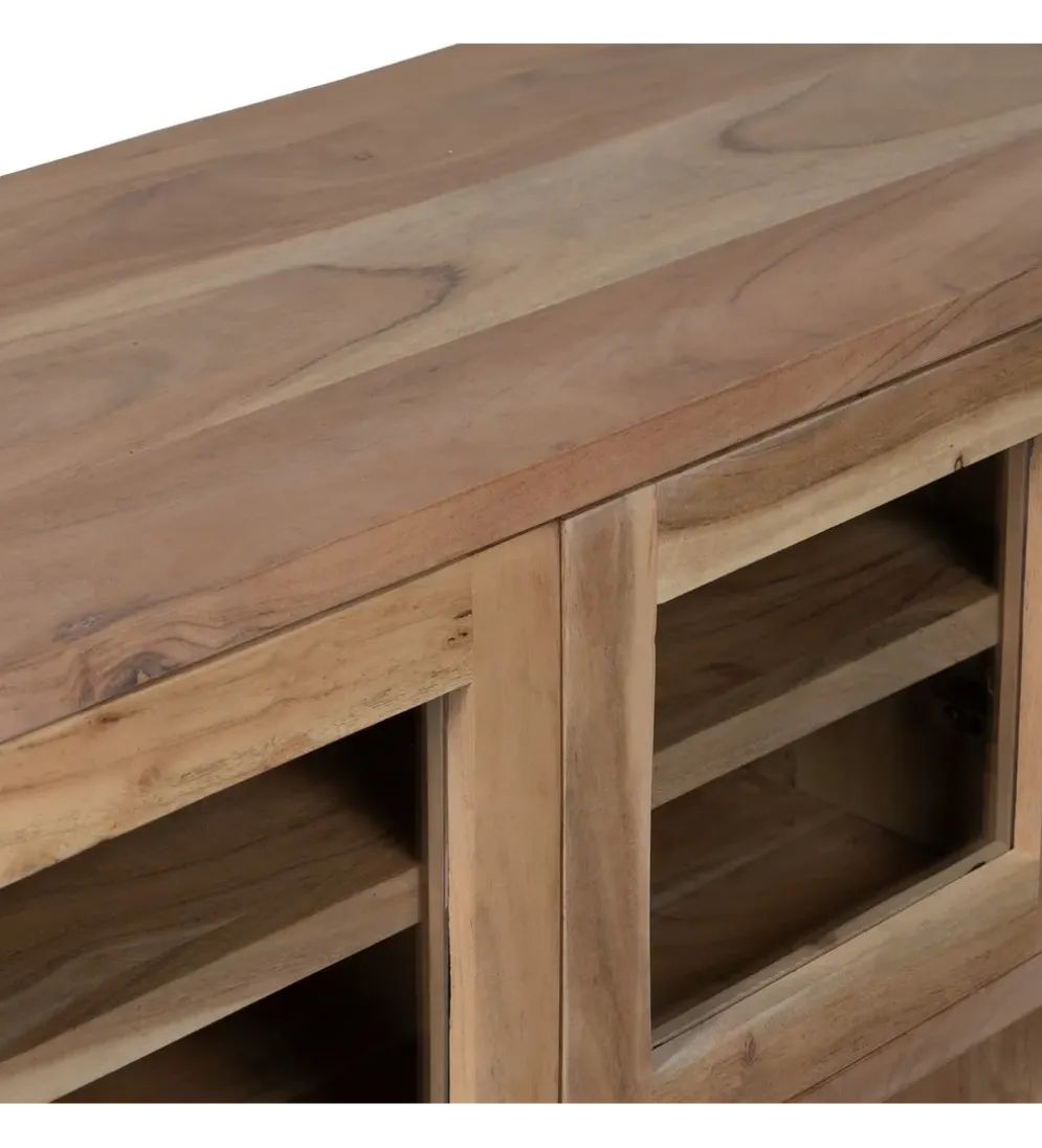 Stolik pod TV CREEL 180 cm drewno mango