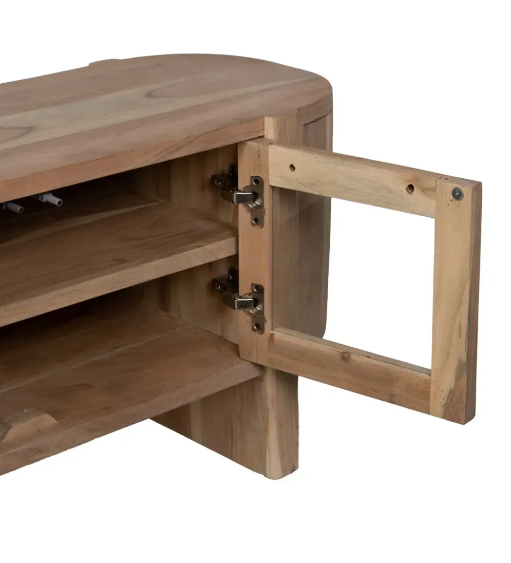 Stolik pod TV CREEL 180 cm drewno mango