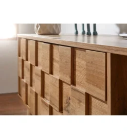 Stolik pod TV CREMONA 160 cm w kolorze dąb