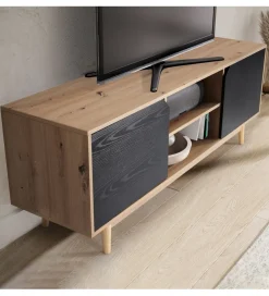 Stolik pod TV CYRUS 150 cm w optyce dębu