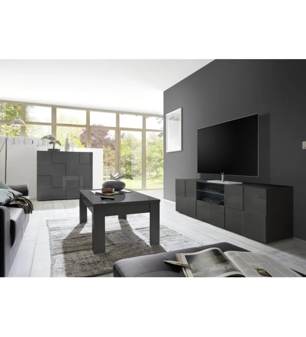 Stolik pod TV DAMA 180 cm antracyt