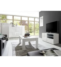 Stolik pod TV DAMA 120 cm biały