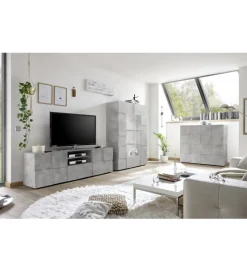 Stolik pod TV DAMA 181 cm w optyce betonu