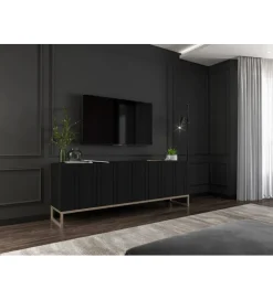 Stolik pod Tv ELPIS 150 cm czarny