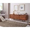 Stolik pod TV ESTELI 147 cm drewno sheesham