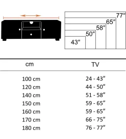 Stolik pod TV ESTELI 147 cm drewno sheesham