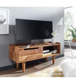 Stolik pod TV FORON 95 cm drewno sheesham