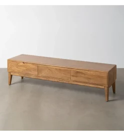 Stolik pod TV GALT 160 cm drewno mango naturalny niższy