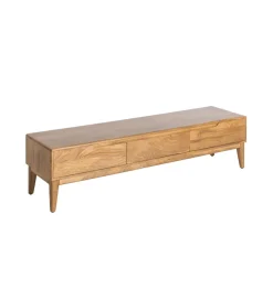 Stolik pod TV GALT 160 cm drewno mango naturalny niższy