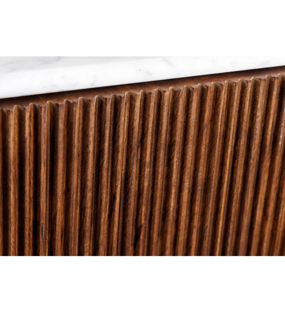 Stolik pod TV GATSBY 170 cm drewno mango brązowy