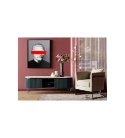 Stolik pod TV Glenn 150 cm antracytowy