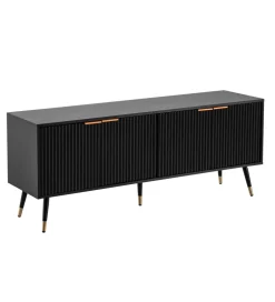 Stolik pod TV GLIMER 150 cm czarny
